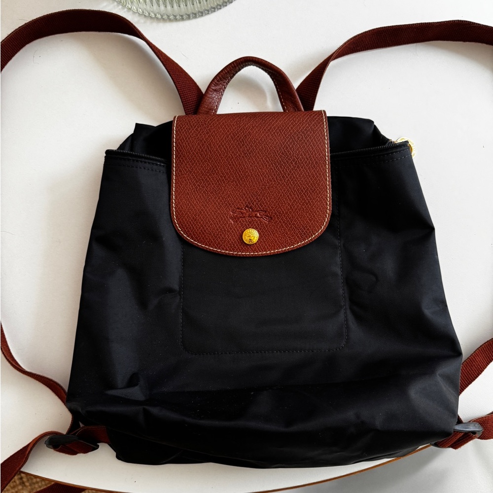 Longchamp Le Pliage Original Folding Medium Backpack